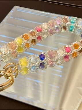 Multicolor Crystal Bag Chain